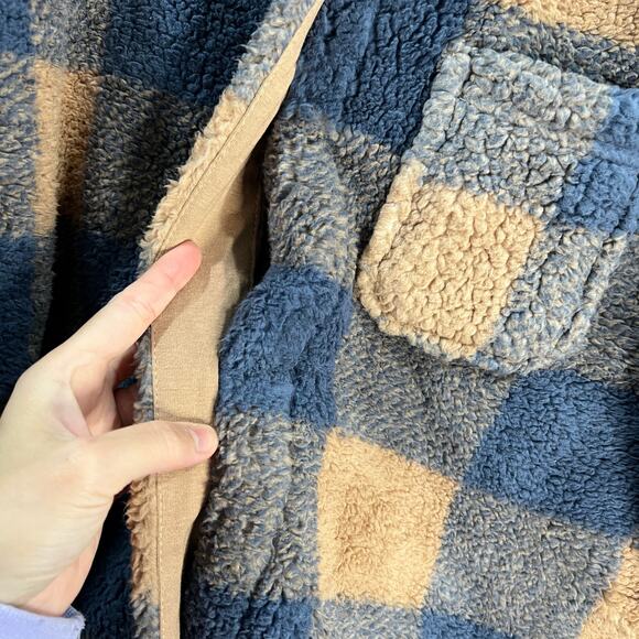 Koolaburra by UGG Women's Jacket Size Large Brushed Back Sherpa Cozy Shacket - Picture 10 of 14